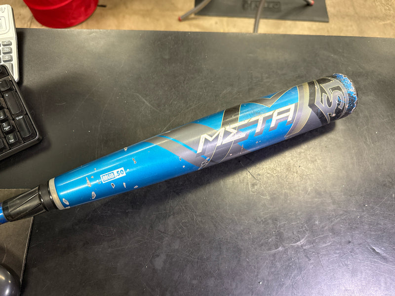Load image into Gallery viewer, Used Louisville Slugger 2020 Blue Meta BBCOR Baseball Bat 32 in 29 oz -3
