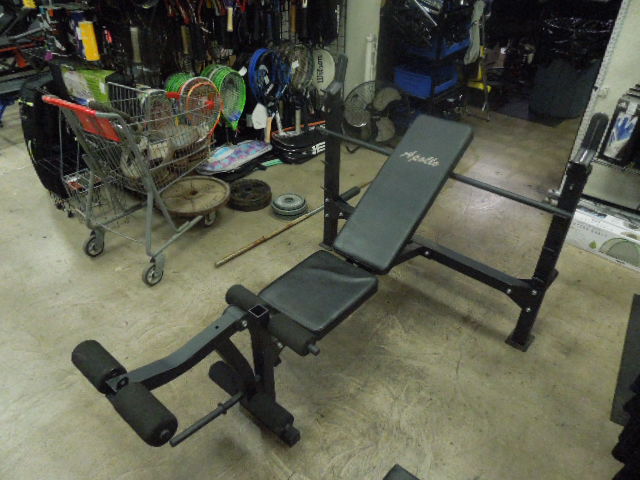 Load image into Gallery viewer, Used Apollo Athletics Bench Press Rack with Leg Ext
