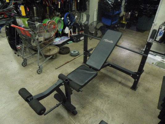 Used Apollo Athletics Bench Press Rack with Leg Ext