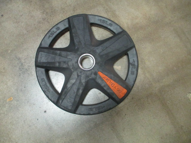 Load image into Gallery viewer, Used Booty Builder Ruber OLYMPIC WEIGHT PLATE Sold as Set of 2
