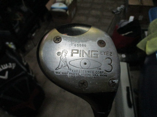 Vintage Ping EYE 2 Wood RH Graphite Shaft 3 Wood
