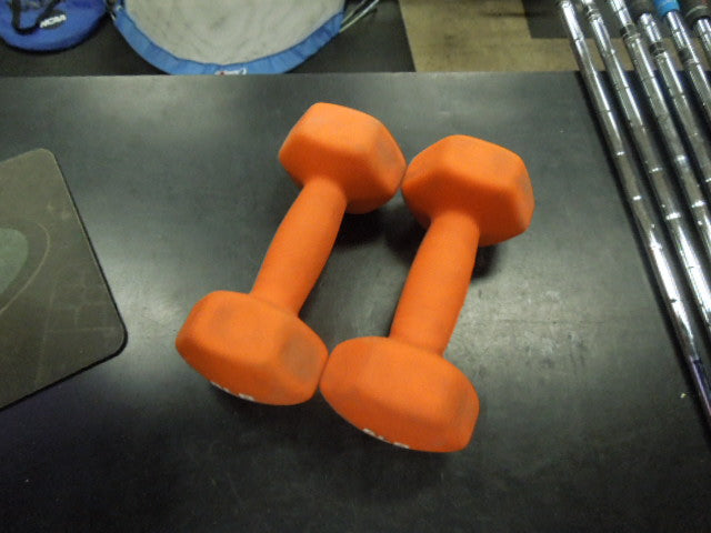 Load image into Gallery viewer, Used Pair of 8 lb Neoprene Dumbbells
