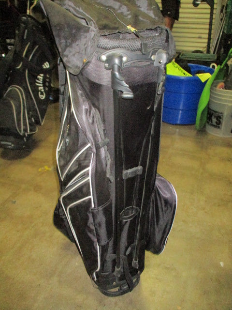 Used Spaco Golf Cart Stand Bag in Black
