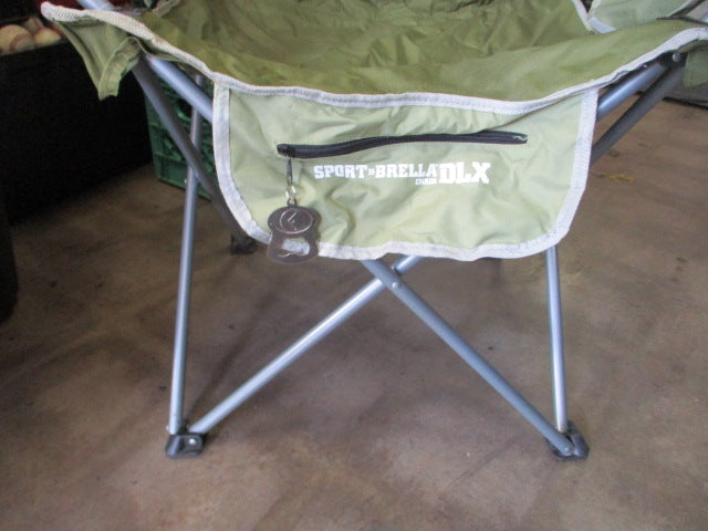 Load image into Gallery viewer, Used SKLZ Sport Brella Deluxe Chair w/ Clip-On Sun Shade
