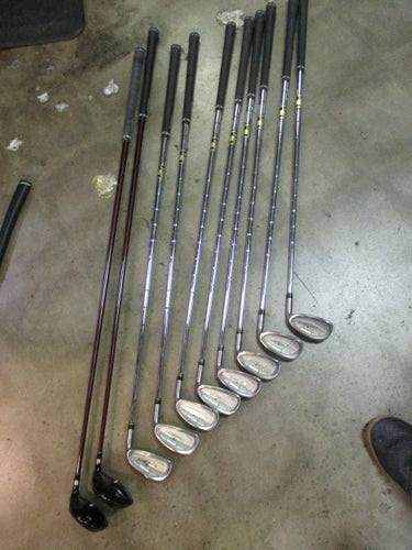 Used Tour Edge Comp LX 3-PW 3 Wood 5 wood RH Golf Set