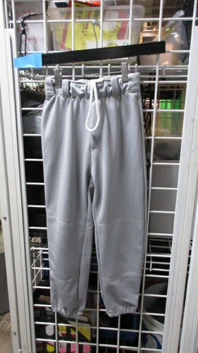 Used Champro Elastic Bottom Baseball Pants Grey  Size Youth Medium