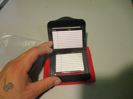 Used Epic Sports PeeWee Quarterback Wrist Coach Football Playbooks - Triple