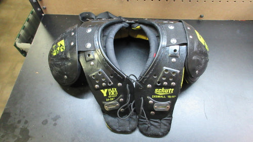 Used Shutt Y Flex 2.0 Football Shoulder Pads - Size 2X Small