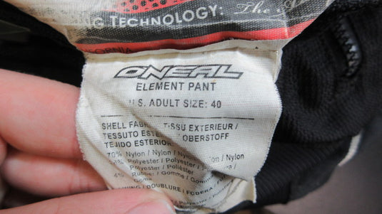 Used O'Neal Element Series Motorcross Pants - Mens Size 40