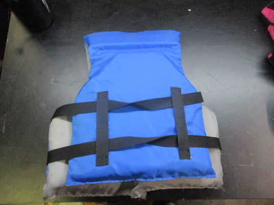 Used X2O Universal Open-Sided Blue Life Jacket - Youth