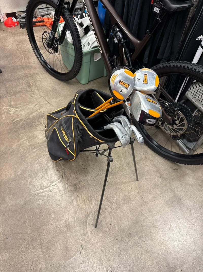 Load image into Gallery viewer, Heavy Use Wilson Ultra 9 pc Complete Right Hand Golf Set with Bag
