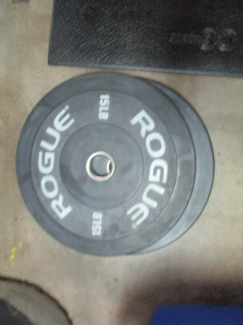Load image into Gallery viewer, Used Rogue 15LB Olympic Weight Plate - SET
