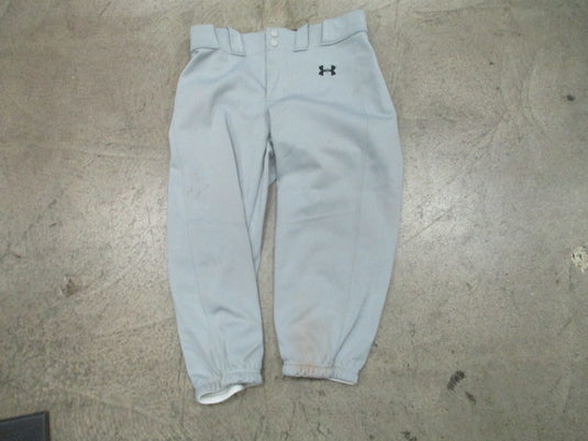 Used Under Armour Gray Knicker Baseball Pants Size Adult Small