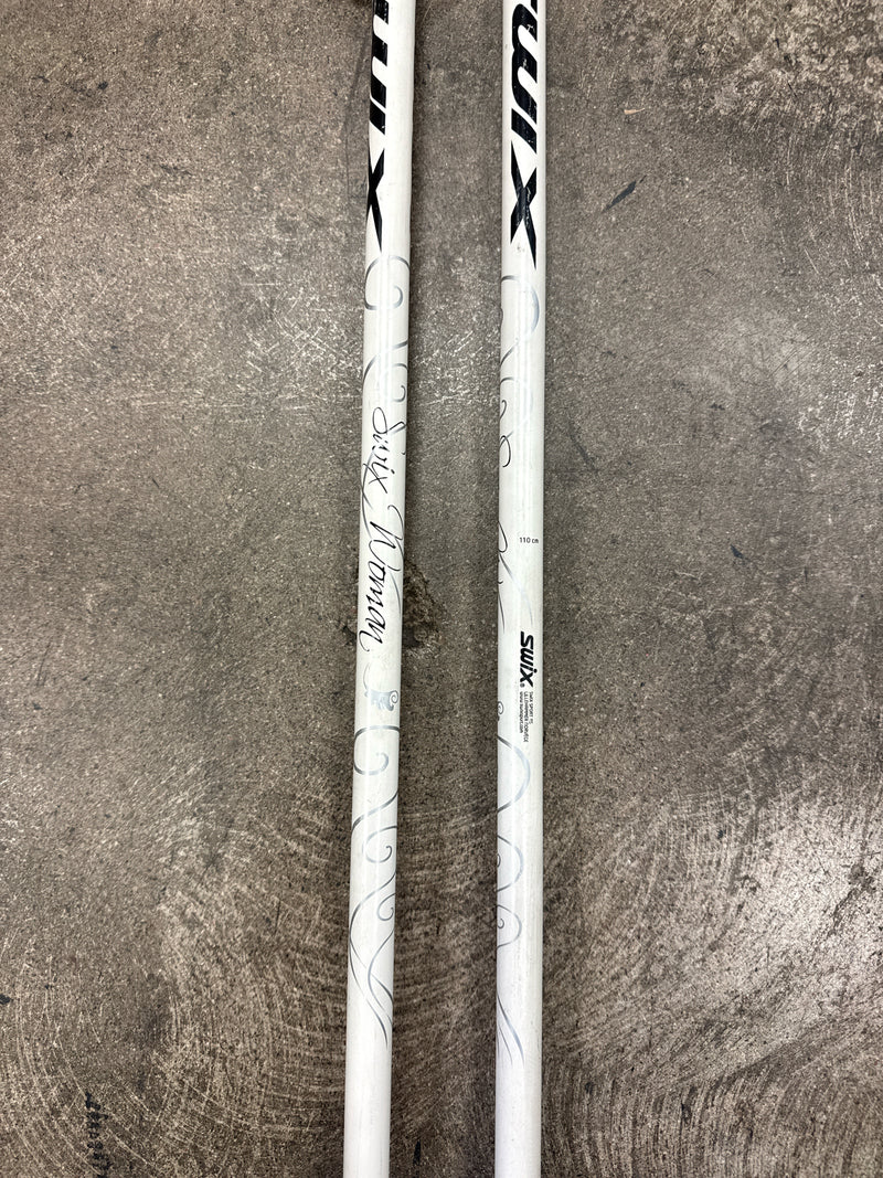 Load image into Gallery viewer, Used Swix Opal Downhill Ski Poles 23.5"
