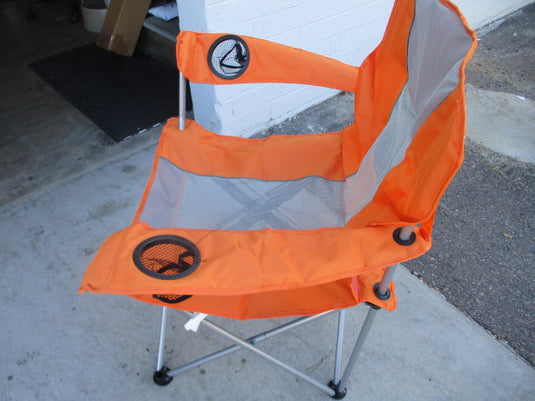 Used Mesh Orange Camping Chair