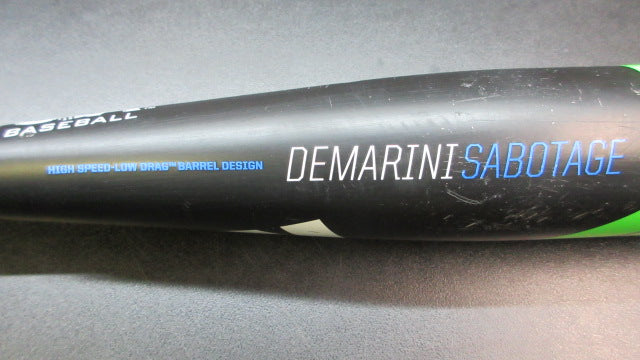 Load image into Gallery viewer, Used Demarini Sabotage 27&quot; -10 USA Baseball Bat
