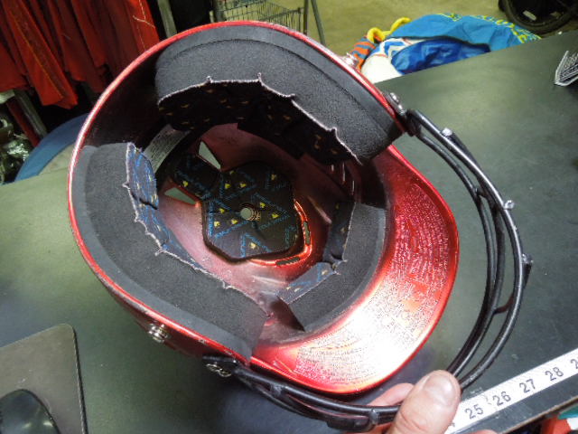Load image into Gallery viewer, Used Rawlings RCFH Batting Helmet with Face Guard Size 6.5 - 7.5
