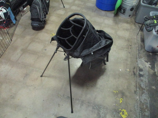 Used Spaco Golf Cart Stand Bag in Black