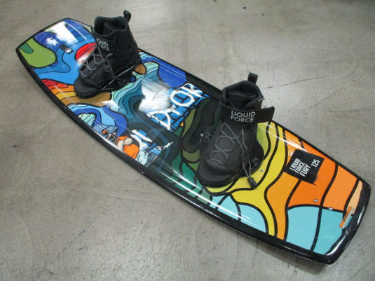 Used Liquid Force Fury 125cm Junior Wakeboard w/ Bindings (Size 12T - 5)