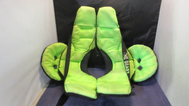 Load image into Gallery viewer, Used Buddy&#39;s All Stars The Beast Shoulder Pads Youth Size Small - worn strap
