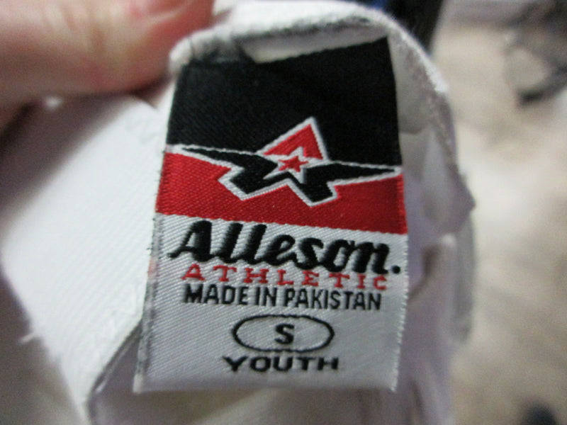 Load image into Gallery viewer, Used Alleson White Football Pants Size Youth Small
