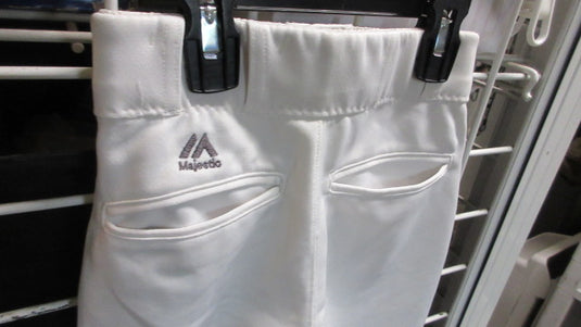 Used Majestic White Baseball Pants Size Youth Small
