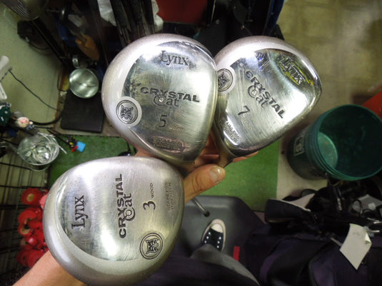Used Lynx Crystal Cat 10pc Right Hand Ladies Golf Club Set