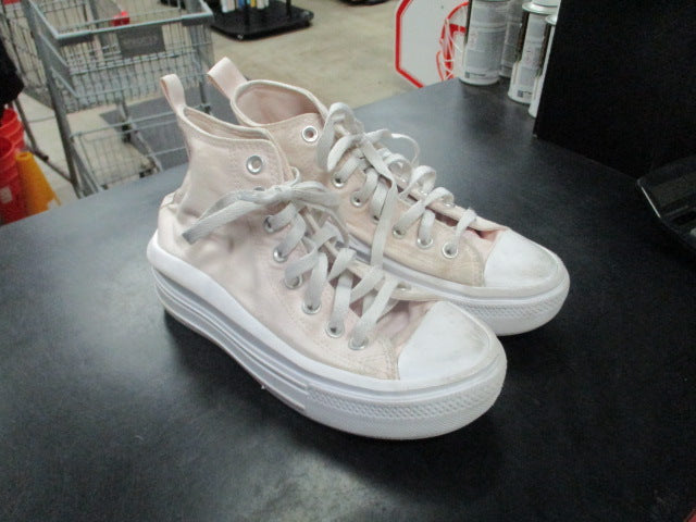 Load image into Gallery viewer, Used Converse hi-top kids shoes size 4
