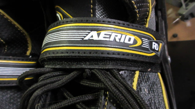 Load image into Gallery viewer, Used Aerid Roller Derby Elite Series Q 60 Mens Skates Size 11 - grey/ yellow
