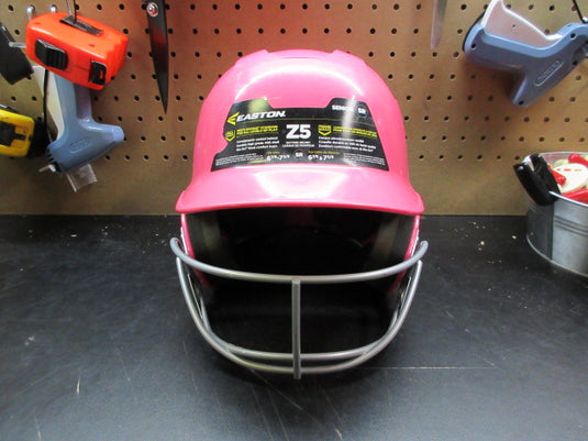 Used Easton Z5 Batting Helmet W/ Mask - 6 7/8 - 7 5/8