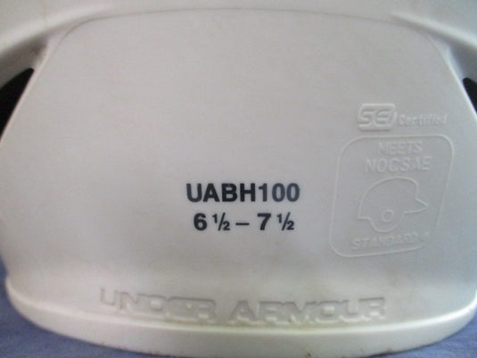 Used Under Armour UABH100 Batting Helmet Youth Size 6 1/2 - 7 1/2