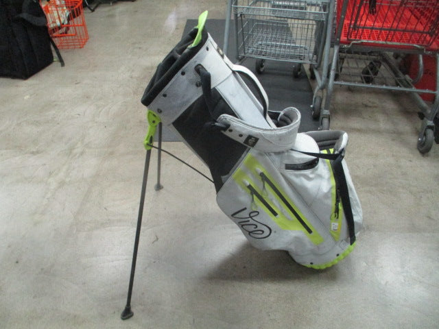 Load image into Gallery viewer, Used Vice Grey/Green Golf Stand Bag
