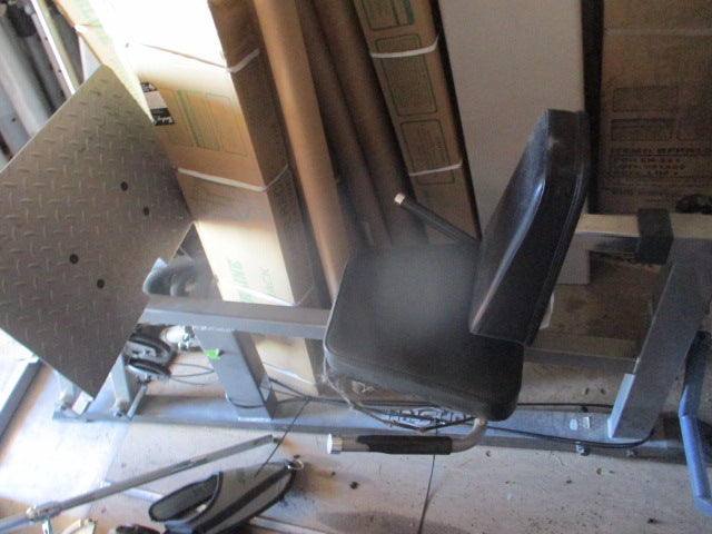 Load image into Gallery viewer, Used TUFF STUFF ODYSSEY 5 HOME GYM W/ LEG PRESS W/200lb weight Stack
