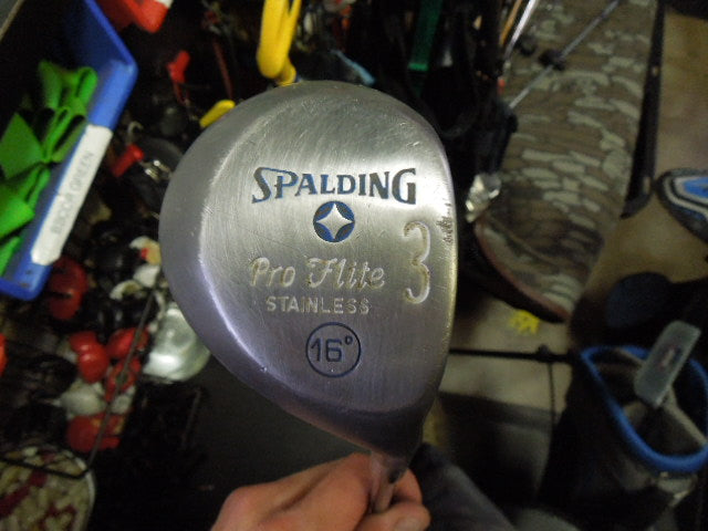 Load image into Gallery viewer, Used Spalding Pro Flite Jr. Stainless Right Hand 3 Wood
