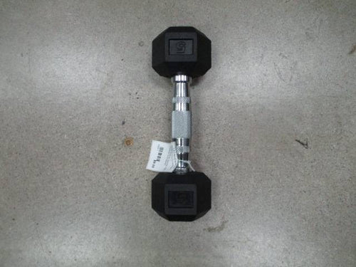 New Rising Sports 3 lb Rubber Dumbbell