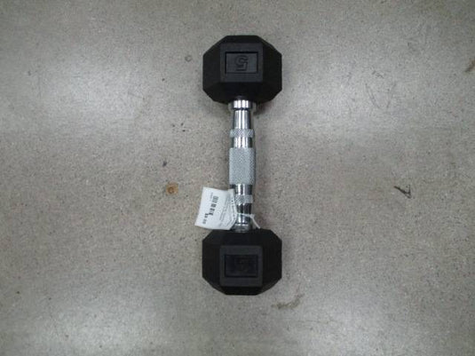 New Rising Sports 3 lb Rubber Dumbbell