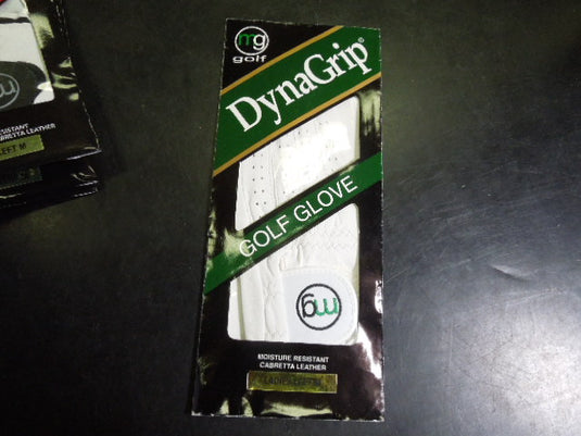 Like New DynaGrip Cabretta Leather Ladies Left Hand Only Golf Glove Size Medium