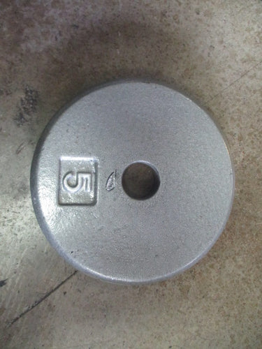 Used 5LB Cast Iron standard Plate