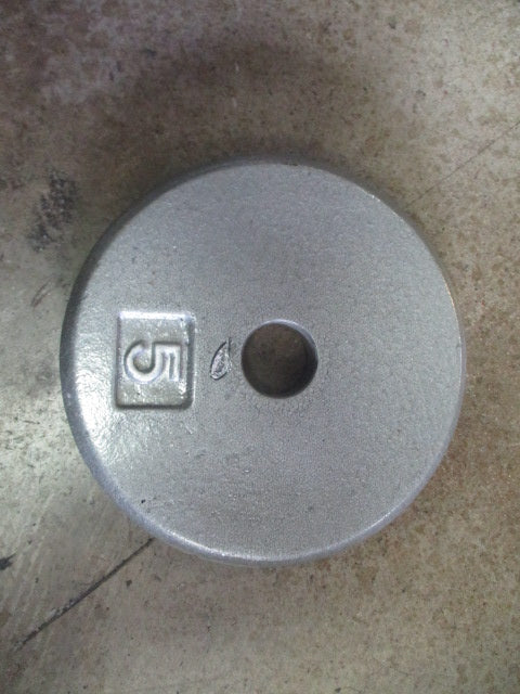 Used 5LB Cast Iron standard Plate