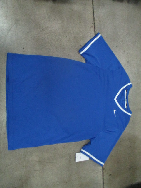 Load image into Gallery viewer, Nike Vapor Select V-Neck Baseball Jersey Royal Blue Men's Size Large
