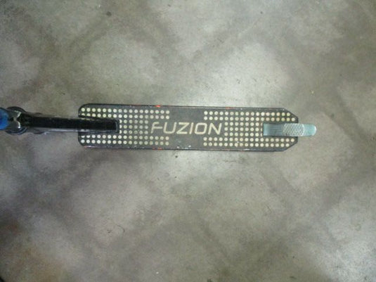 Used Fuzion Pro X-3 Scooter - wear on back wheel