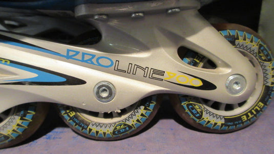Used Roller Derby Elite Proline 900 In Line Skates Size 7 - wear on buckles