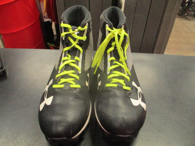 Load image into Gallery viewer, Used Under Armour High Top Football Cleats Size 10.5
