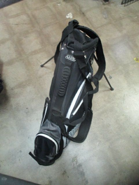 Load image into Gallery viewer, Used Club Champ Golf Stand Bag in Black and Grey
