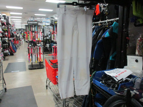 Used Champro White Baseball Pants Adult Medium - LEGS ARE CUT AT BOTTOM