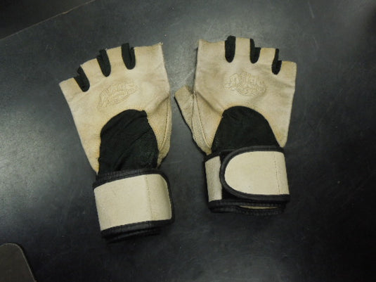 Used Altus Fingerless Training Gloves With Wrist Support Wrap No Size Found