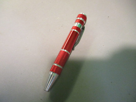 Used Kikkerland 8 in 1 Hand Mini Pen Screwdriver
