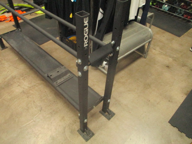 Load image into Gallery viewer, Used Rogue 70" Mass Storage Rack With Kettlebell &amp; Bumper Plate Shelf
