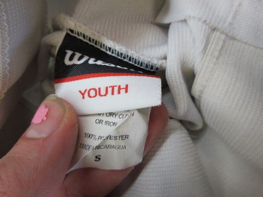 Used Wilson Elastic Bottom Baseball Pants - Size Youth Small