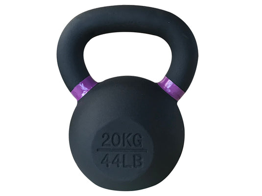New Apollo 20 KG/44LB Kettlebell W/ Color Strip - Purple